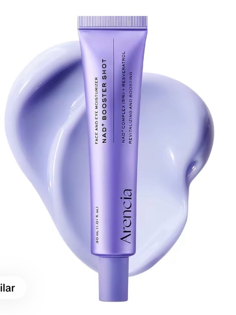 Arencia NAD+ Booster Shot Face & Eye Moisturizer